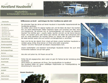 Tablet Screenshot of havelland-hausboote.de
